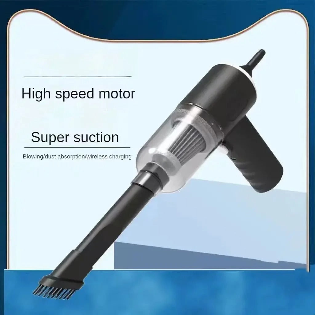 3 In 1 Portable Mini Vacuum Cleaner Duster Blower Air Pump Wireless Handheld Clean Microscopic Dust